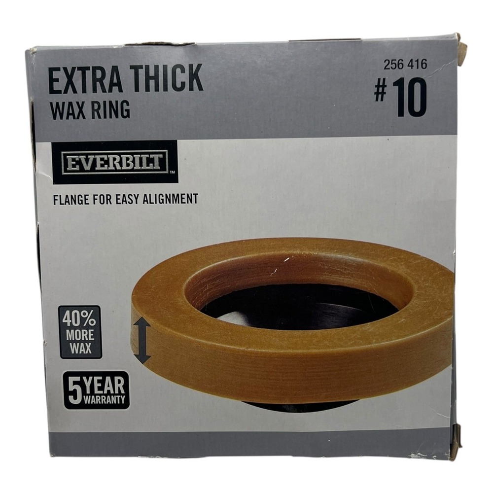 Everbilt - Extra Thick Wax Ring (#10) - Open Box Unused